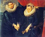 Sir Antony Van Dyck Canvas Paintings - Portrait of a Married Couple